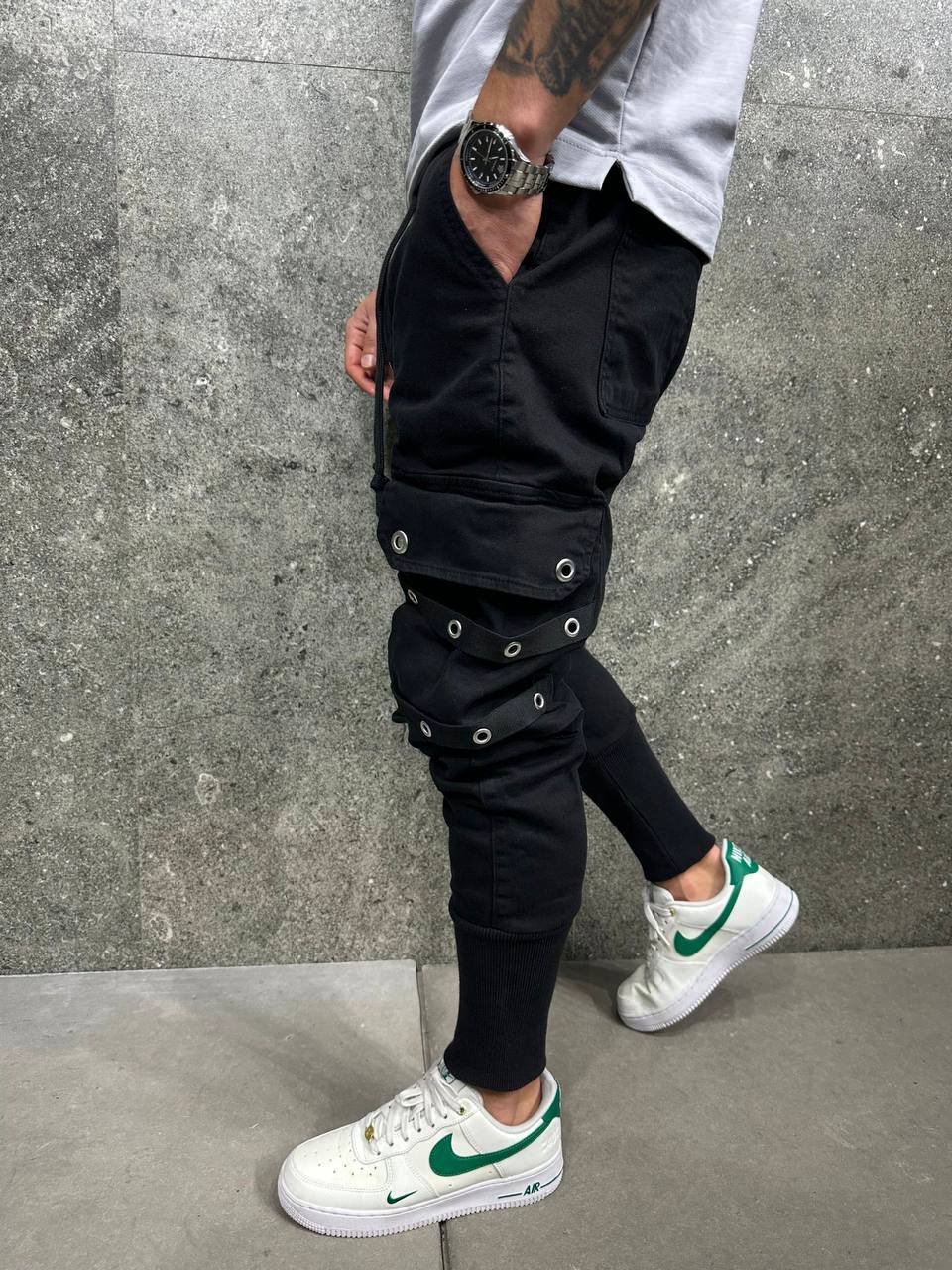 Gridlock Cuffed Joggers