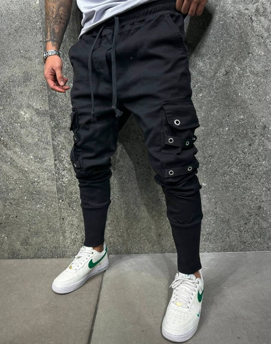 Gridlock Cuffed Joggers